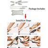360-Degree Dirt Removal Mop with Multipurpose Microfiber Pad - Complete Cleaning Set for Ceramic Tiles - Fuss-Free Mop and Bucket Combo, Ideal for Effortless Cleaning - Size: 140x37x15cm vision view 2