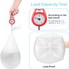 13 Gallon Garbage-Bags Tall Kitchen Compostable-Trash-Bag - White Biodegradable Unscented 60 Count Large Recycling Compactor Big Outdoor Liners Waste Basket Acqkunlo view 3