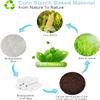 13 Gallon Garbage-Bags Tall Kitchen Compostable-Trash-Bag - White Biodegradable Unscented 60 Count Large Recycling Compactor Big Outdoor Liners Waste Basket Acqkunlo view 4