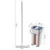 2-in-1 Microfiber Mop and Bucket Set: Efficient Self-Wringing, Reusable Pads for Easy Floor Cleaning vision view 2