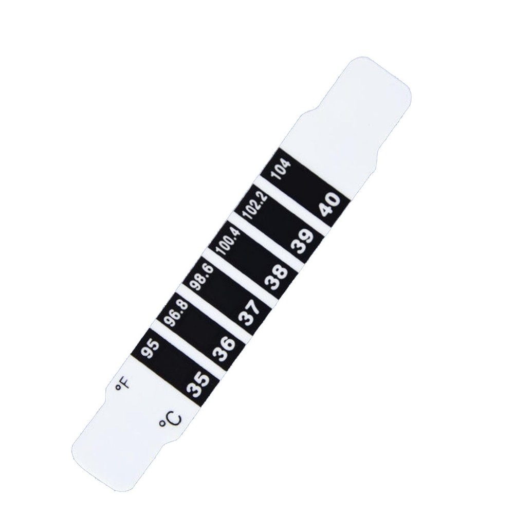 10Pcs Kids Thermometer Stickers Quick Read Forehead Thermometer Strips & for Infants Babies Kids Forehead Thermometer Strips for Kids Adults Baby Forehead Thermometer Strips