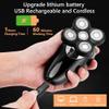 Electric Razor for Men, 5 in 1 Electric Razor for Men Bald Head Shaver LED Display Nose Hair Beard Trimmer Clippers Facial Cleansing Brush USB Rechargeable view 4