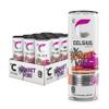 CELSIUS Sunset Vibe, Sparkling Energy Drink, 7 Vitamins, Caffeine, No Artificial Colours, Sugar Free Energy Drinks, Mango Passionfruit, 355 mL, 12-Pck view 1