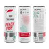 CELSIUS Peach Vibe - Sparkling Natural Energy Drink, 7 Vitamins, Caffeine, No Artificial Colours, Sugar Free Energy Drinks, Peach, 355 mL, 12-Pack view 4