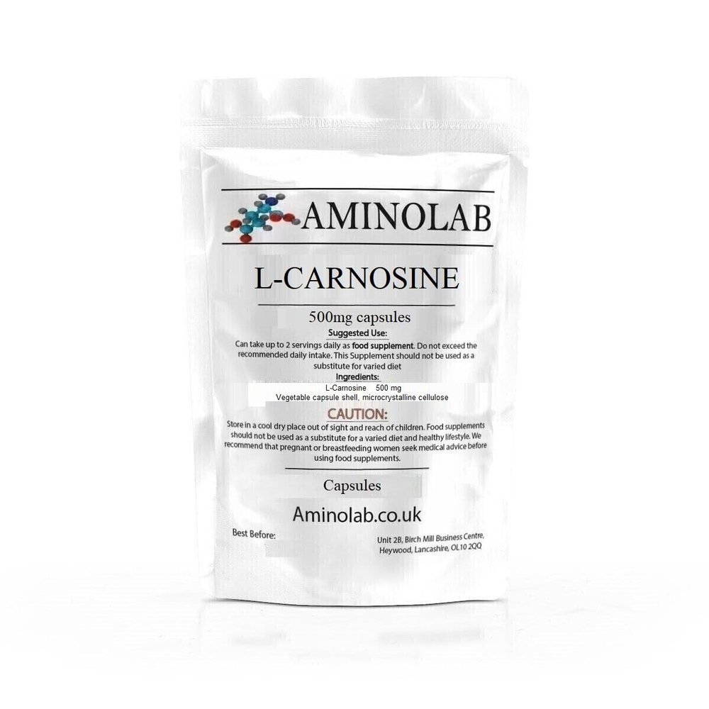 Aminolab - L-Carnosine 500mg 30 Capsules
