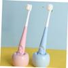 Didiseaon 2pcs Toothbrush Years Boy Girl Toothbrush Years Boys and Girls Oral Care Soft Bristles Safe for Newborn view 4