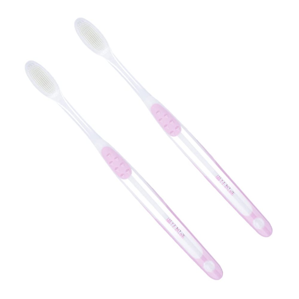 Didiseaon Pregnant Women Toothbrush 2pcs Set Soft Bristles Manual Gum Care Oral Toothbrushes for Maternal Dental Hygiene During Pregnancy and Postpartum Random Style
