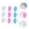 Didiseaon Silicone Finger Toothbrush 9pcs Set for Babies 0-3 Years, Infant Oral Cleaning Brush with Storage Boxes, Soft Toddler Toothbrush for Milk Teeth and Tongue Cleaning view 4