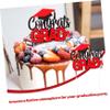 Alipis 4pcs Congrats Cake Topper Decorations for Graduation Party Graduation Cupcake Insert Picks Decorations for Cakes and for Celebrating Achievements view 3