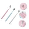 Didiseaon 3pcs Soft Bristle Toothbrush Pack Extra Soft Bristles for Gentle Cleaning Portable Design for Travel and Personal Care for Adult Use and Maintaining Oral Hygiene view 3