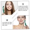 Didiseaon Denture Toothbrush Double-Headed Hard Bristle Denture Cleaning Brush 3pcs Set Portable Ergonomic Handle for Effective False Teeth Care and Oral Hygiene Maintenance view 2