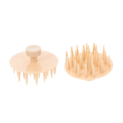 UTHCLO Silicone Shampoo Brush and Massager Shampoo Brush 2Pcs Anti-Slip Handle Promote Blood Circulation for Home and Bath Use Suitable for Men and Women