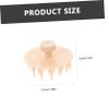 UTHCLO Silicone Shampoo Brush and Massager Shampoo Brush 2Pcs Anti-Slip Handle Promote Blood Circulation for Home and Bath Use Suitable for Men and Women view 4