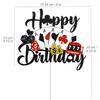 Casino Cake Topper Happy Birthday Las Vegas Cake Topper Poker Chips Cake Topper Casino Themed Party Supplies for Casino Night Party Decorations Gambling Party Decorations Vegas Birthday Decorations view 2