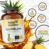 Yelixir Nutrition Bromelain Capsules 120 nos (2400 GDU/g), High Strength Digestive Enzyme Pineapple Extract view 4