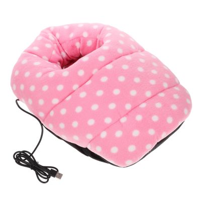 CALLARON USB Electric Heating Foot Warmer Heated Shoes Cushion for Home Use