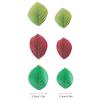100 Pcs Edible Wafer Paper Sheets Realistic Leaves Edible Rice Paper Cake Decorations Coloured Rice Paper Edible Wafer Paper Cupcake Toppers for Baby Shower Wedding Birthday Party view 4