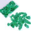 100 Pcs Edible Wafer Paper Sheets Realistic Leaves Edible Rice Paper Cake Decorations Coloured Rice Paper Edible Wafer Paper Cupcake Toppers for Baby Shower Wedding Birthday Party view 1