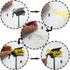 15 PCS Graduation Cake Topper Gold Acrylic Cake Topper Glitter Cupcake Toppers Congrats Grad You Did It Congratulations for Cake Graduation Party Decorations (01) view 3