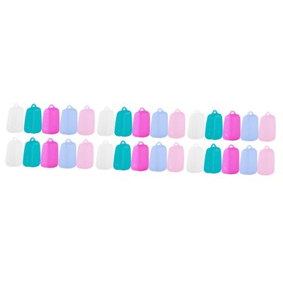 FRCOLOR 30pcs Toothbrush Covers for Travel Toothbrush Head Caps for Business Trips and Daily Use