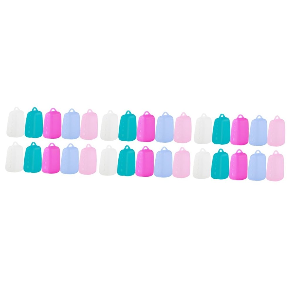 FRCOLOR 30pcs Toothbrush Covers for Travel Toothbrush Head Caps for Business Trips and Daily Use