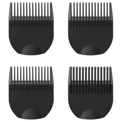 Amorka 4 Professional Hair Trimmer Guards Cutting Guides for Manscaped The Lawn Mower 3.0 with Organizer - From 1/8 to 1/2 inch - Precisely Fit for Manscaped Lawn Mower 3.0 Combs