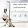 Cervical Neck Traction Device Chair for Pain Relief - Green Orthopedic Cervicorrect Hammock Stool for Home - Portable Neck Stretcher Stretch Trainer view 2