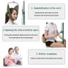 Cervical Neck Traction Device Chair for Pain Relief - Green Orthopedic Cervicorrect Hammock Stool for Home - Portable Neck Stretcher Stretch Trainer view 3