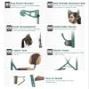 Cervical Neck Traction Device Chair for Pain Relief - Green Orthopedic Cervicorrect Hammock Stool for Home - Portable Neck Stretcher Stretch Trainer view 4