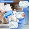 Cnwinu Laundry Detergent Storage Organiser with Measuring Cup, Dosing Aid for Laundry Detergent, Airtight Detergent Container,Washing Powder Storage,Soap Liquid,Fabric Softener,Laundry Beads (1800mL) view 3