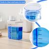 Cnwinu Laundry Detergent Storage Organiser with Measuring Cup, Dosing Aid for Laundry Detergent, Airtight Detergent Container,Washing Powder Storage,Soap Liquid,Fabric Softener,Laundry Beads (1800mL) view 4