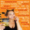 Ginger Roars - 60 Energy Gummies - Vegan Caffeine Chews Each 33mg, Made with a Tasty, Natural Fiery Kick for Improved Running, Cycling, Preworkout & Focus. view 3