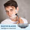 20pcs Razor Blades Compatible with Gi-llette Razor Blades Refills Men Razor Dual-Layer Lubricating Strip Elastic Sensor Replacement Blade for Male Men Father Boyfriend view 2