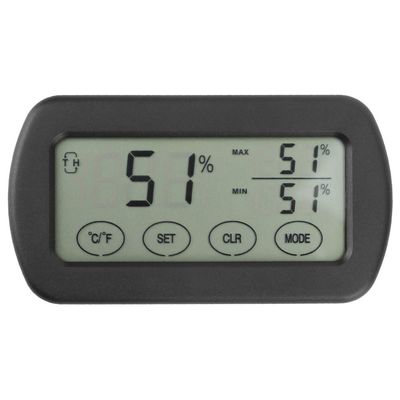 Tyenaza Electronic Thermometer,LCD Touch Hygrothermograph Thermometer Hygrometer Electronic Indoor Temperature Humidity Meter Thermometer Detector
