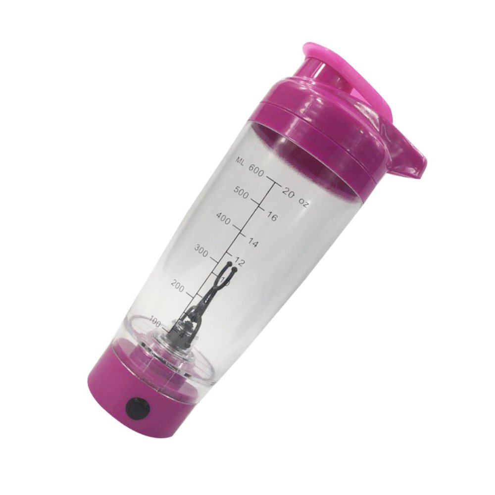 Alipis Electric Protein Shaker Bottle Battery Operated 600ml Mixer Portable Stirring Cup for Protein Shakes Easy Clean Suitable for Gym and Travel
