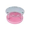 12 Holes Acrylic Rotatable Tweezers Holder, Eyelash Makeup Grafting Tweezer Display Stand Extensions Organizer Training Rack Beauty Tools (Pink) view 3