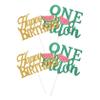Ciieeo Summer Party Cake Decorations Watermelon Cake Pick Set Birthday Cake Decorations Baking Decorations Party Themed view 1