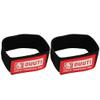 VGEBY DUUTI 2pcs Elastic Puttee Safety Belt Bike Leg Bands Riding Equipment (Red view 1