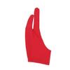 Beaupretty 2 Pcs Two Finger Curved Drawing Gloves Artist Gloves Super Thin Anti-sweat Spandex for Painting and Drawing on Tablet view 1