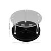 12 Holes Acrylic Rotatable Tweezers Holder, Eyelash Makeup Grafting Tweezer Display Stand Extensions Organizer Training Rack Beauty Tools (Black) view 3
