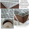 OAUKA Massage Bed Cover with Face Hole,Beauty Bed Couch Covers,Spa mattress with elastic band, memory foam mattress topper,for Salon Spa,C02,(R) 185x70x6cm view 2