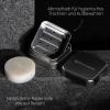 Strtebekker Premium Shaving Soap & Soap Box Set - Aluminium Soap Box Set Including Shaving Soap in Various Variations - Vegan Shaving Soap Handmade in Soap Factory (Crusoe) view 2