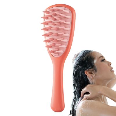 1/3 Pc Scalp Scrubber - Scalp Massage Brush, Dandruf Cleaner Brush| Long Handle Hair Massager,Portable Hair Brush, Hair Care Tool Shower for Women Men, Pp 9x3 Inches