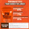 Caffeine Bullet Energy Chews - Chocolate Orange. 4 * 85mg - Faster Kick Than Pills, Gels and Gum. Sport Science for Running, Cycling, Gaming & A Pre Workout Endurance Boost. view 2