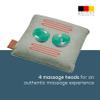 Beurer MG 139 Battery Massage Pillow with Heat Function, Wireless Shiatsu Massage Cushion, Switchable Heat, Made from Recycled Material, Machine Washable, Automatic Shut-Off, 40 x 40 cm, Mint view 3