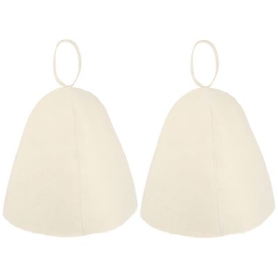 Mipcase Dry Steam Room Hat Sauna Felt Hat for Women Personal Sauna Accessory Head Cover