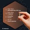 Ashwagandha High Strength - KSM-66 - Min. 5000mg Pure Ashwagandha from 500mg Extract (10-15:1), 5% Withanolide, 90 Vegan Capsules for 3 Months with Ashwagandha Root Extract, Highly Bioavailable view 2