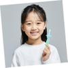FRCOLOR 4pcs Boys and Girls Toothbrushes Manual Non-Slip Boy Girl Tooth Cleaner SkyBlue Years for Daily Oral Hygiene view 2