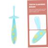 FRCOLOR 2pcs Non-Slip Toothbrush for Boys and Girls Manual Boy Girl Teeth Cleaner for Daily Use SkyBlue Material view 3