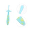 FRCOLOR 2pcs Non-Slip Toothbrush for Boys and Girls Manual Boy Girl Teeth Cleaner for Daily Use SkyBlue Material view 4